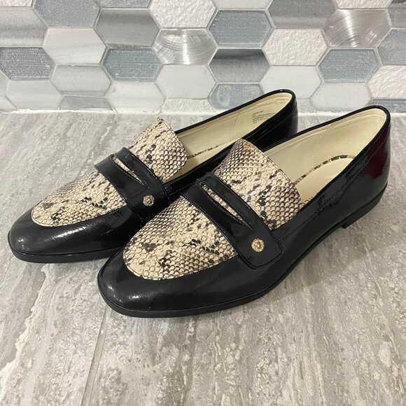 Ann Klein AKVELMA Snake Print Slip-On Loafer Shoes Size 9.5 - Picture 4 of 10